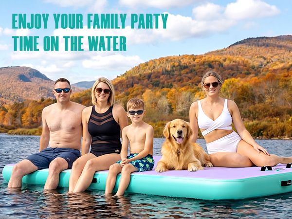 Inflatable Floating Dock Platform
