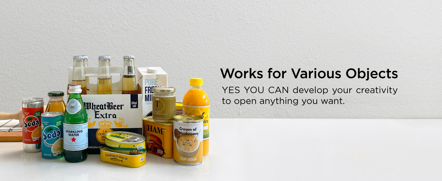 Works for various objects