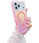 Losin Compatible with iPhone 17 Pro Max Case, Dazzling Gradient Iridesence Laser Case [Compatible...