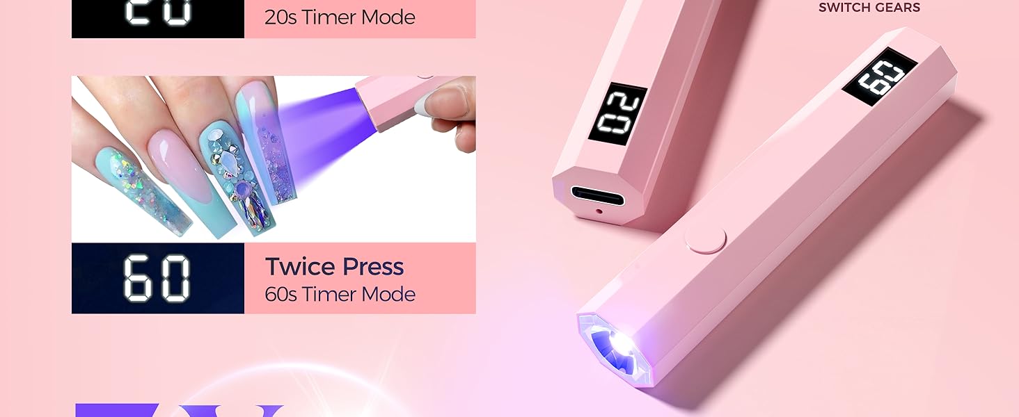 Handheld UV Light for Gel Nails