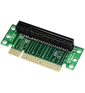 SinLoon PCI- Express 8X Riser Card 90-Degree Adapter Card PCI-E 8X Extender Extension Card for 1U...