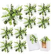 TONIFUL Moss/Sage/Light Green Curly Bows 5 Inch x 8 Counts Curly Ribbon Gift Bows for Gift Wrappi...