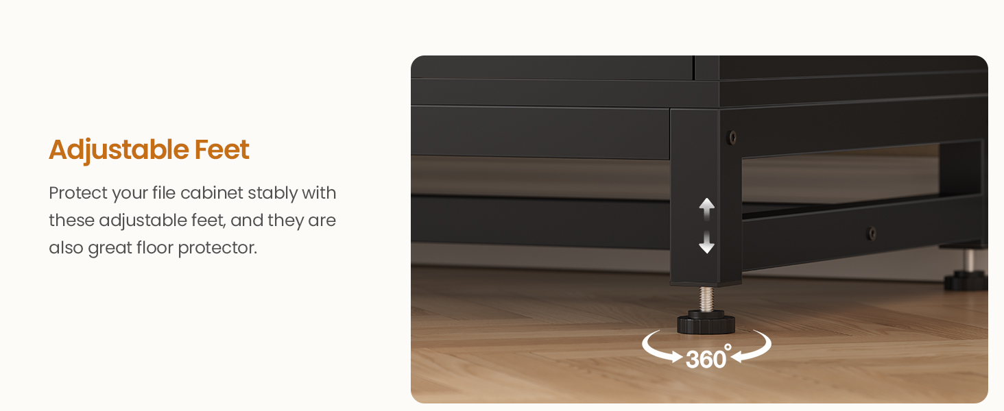 adjustable feet