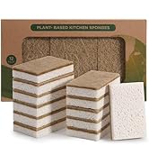Natural Sponges for Dishes 12 Pack 