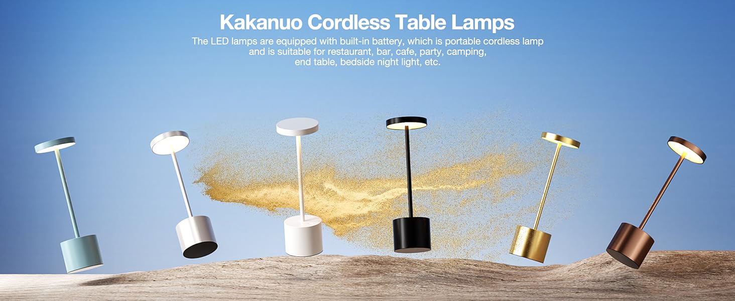 Cordless Table Lamps Rechargeable