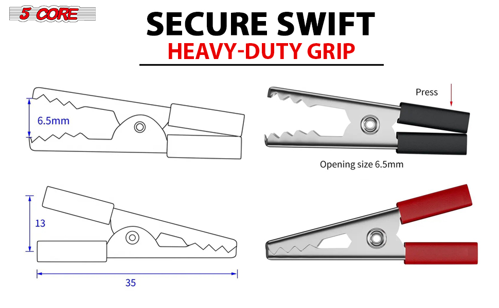 alligator clips electrical, alligator clips for crafts, alligator clip, metal alligator clips