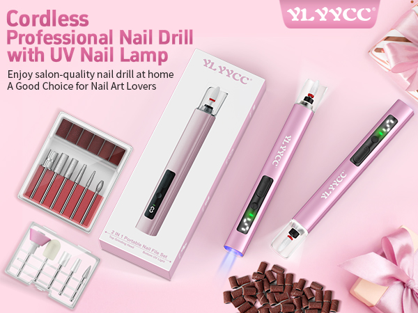 electric nail drill bits electric nail file kit UV nail lamp light nail tools for nail art kit 