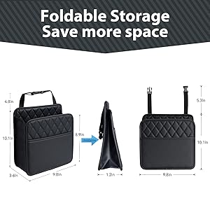 Car seat storage organizer