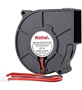 Wathai DC Centrifugal Fan 12V 75mm x 30mm Brushless Cooling Turbo Blower Fan 3 inch