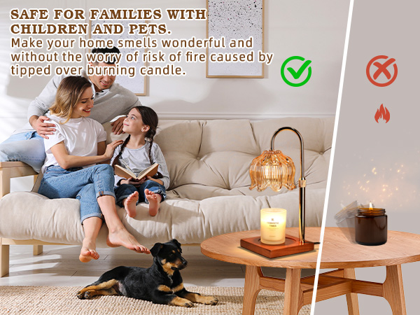 Candle Warmer Lamp with Timer Dimmer
