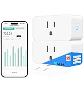 AiSeek Smart Plug, WiFi Smart Plugs Work with Alexa and Google Home, Smart Outlet Timer with APP ...