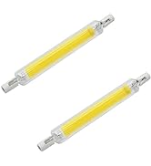 118mm 20W R7S LED Bulb (2 Pack) 100W Halogen Equivalent 118mm J-Type High Brightness 20W 120V R7S...