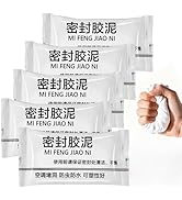 5Pcs/150g Waterproof Sealant Mastic,Repair Sealing Clay,Plumbers Putty for Wall Holes,Duct Seal P...