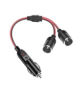 Range Tour Car Cigarette Lighter Splitter Adapter 2 Sockets, Multi Plug Outlet Extension Cord 12V...