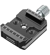 Leaplumin Aluminium Arca Swiss Type Clamp with 3/8” &amp; 1/4” Screw,Quick Release Plate Arca QR Clam...