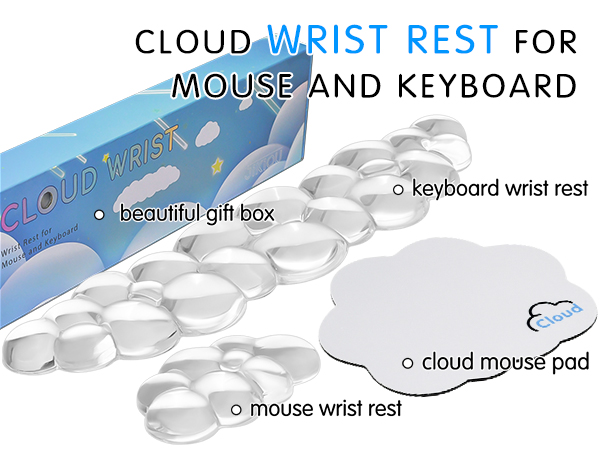 cloud keyboard wrist rest