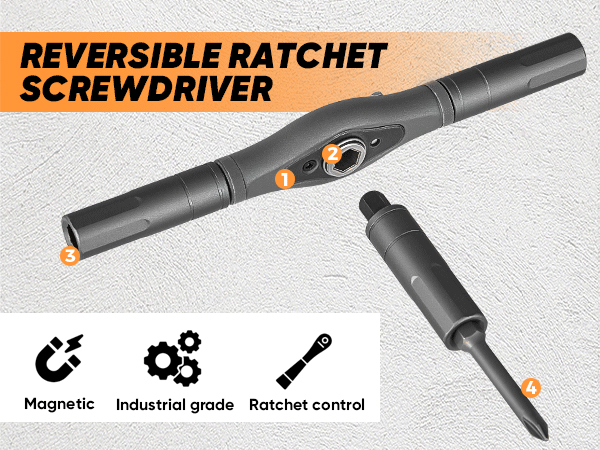 T Handle Ratchet Screwdriver