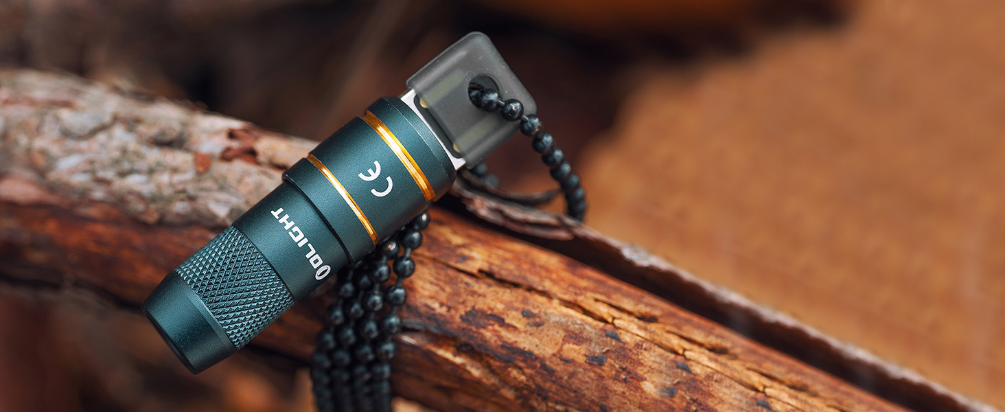 IMINI 2 EDC Rechargeable Keychain Flashlight, 50 Lumens Compact and Portable Mini