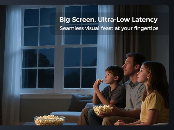 Big Screen, Ultra-Low Latency