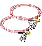 urcianow BNC Male to SMA Male Connectors 3ft RG316 Coaxial Cable Low Loss 50ohm BNC to SMA Male A...