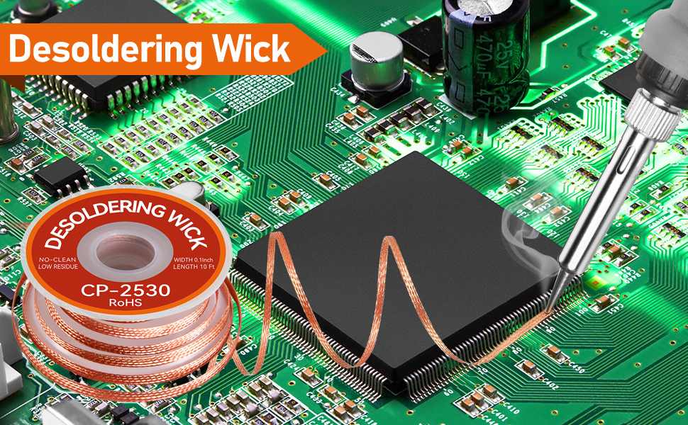 Solder Wicks, Desoldering Wicks, Soldering Wicks, Desoldering Braid, Desolder Wick
