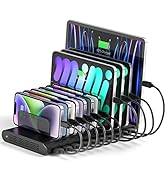 Unitek Multi USB Charging Station - 10 Ports Fast iPad Charging Dock with Type-C & 2 QC 3.0 Port,...
