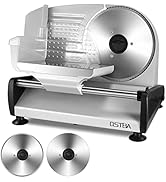 Meat Slicer 200W Electric Deli Food Slicer with 2 Removable 7.5
