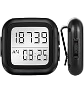 3D Pedometer for Walking with Clip, Simple Step Counter with Large Display, Track Steps, Activity...