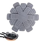 BYKITCHEN Pan and Pot Protectors, Larger &amp; Thicker Pan Protectors with Stars, Set of 6 and 3 Diff...