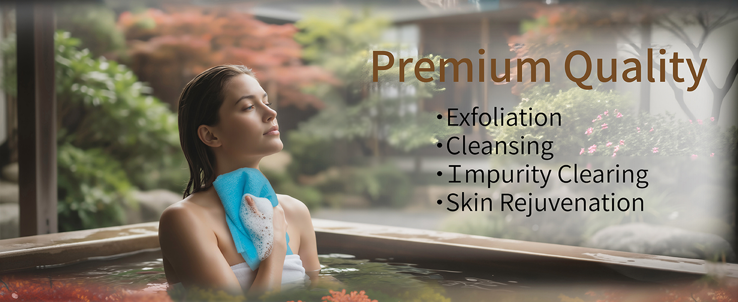 viscose exfoliator beauty routine daily skincare gentle scrub sensitive skin hygienic 
