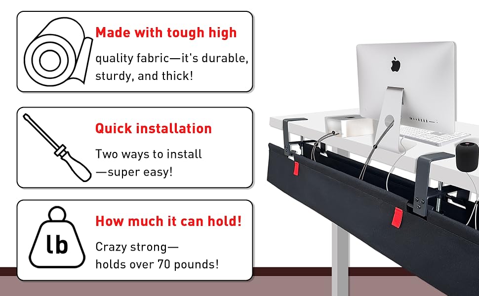 Under Desk Cable Management
