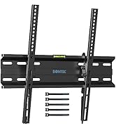 BONTEC Low Profile Tilt TV Wall Mount for 23-60 inch LCD LED OLED TVs, Ultra Slim TV Wall Bracket...