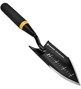 Kemaier Heavy-Duty Trowel Garden Tool, Stainless Steel Serrated Hand Shovel for Effortless Diggin...