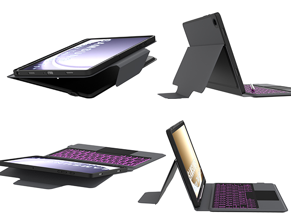 samsung A9+ book cover keyboard