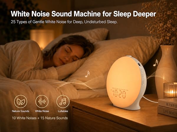 White Noise Sound Machine for Deep Sleep