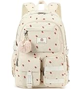 School Backpack for Teens Girls Women 15.6 Inch Laptop College Backpacks Corduroy Work Bag Kids E...