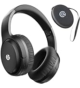 Bluetooth Headphones Over Ear 120H Playtime, Wireless Headphones with Microphone, Foldable Lightw...