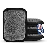 MEKER Grill Brush Bristle Free Replacement Pad, Ultra Safe Cleaning, Grill Cleaner Pad, Grill Bru...