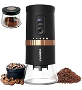 Oceanrich-G2C Automatic Coffee Grinder with 5 Presets,USB Type-C Rechargeable Cordless, Removable...