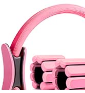 Pilates Ring Set 15 PCS, Home Pilates Essentials Kit for Women, 12”Pilates Ring and 9”Ball Set, P...