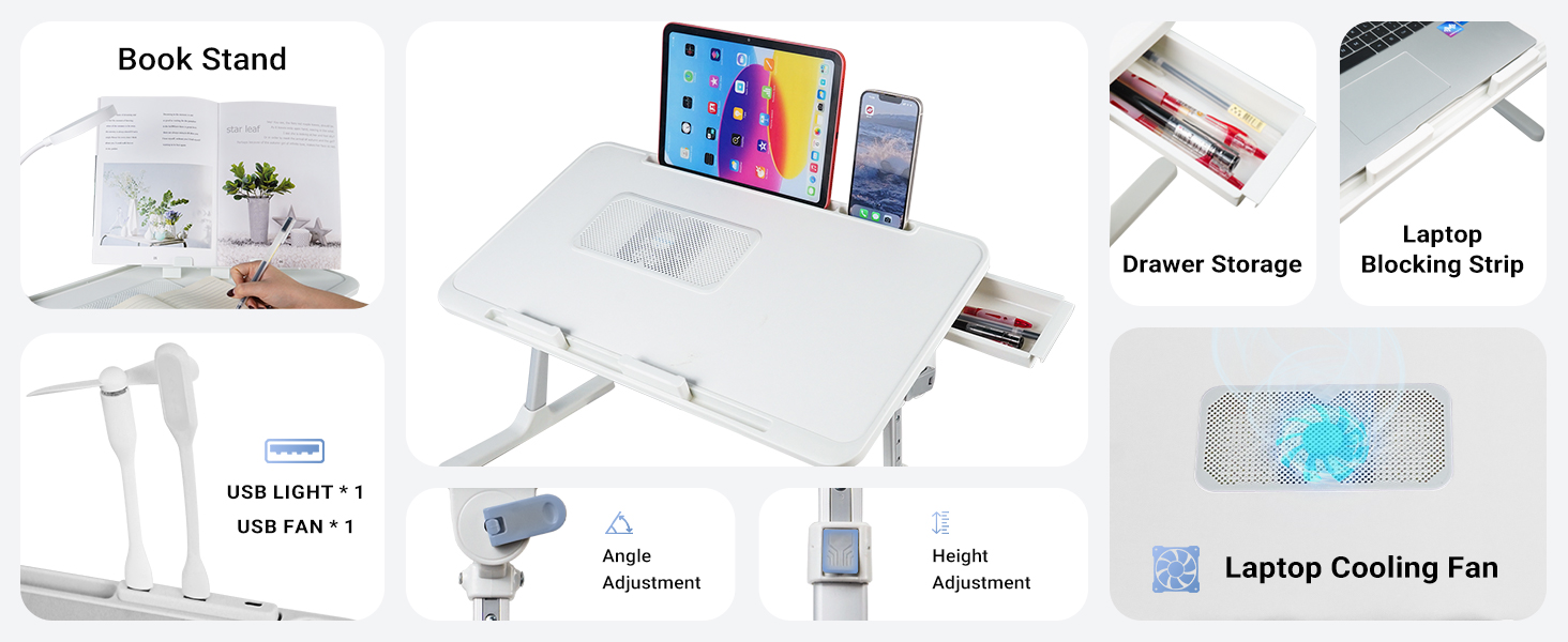 lap desk with book stand