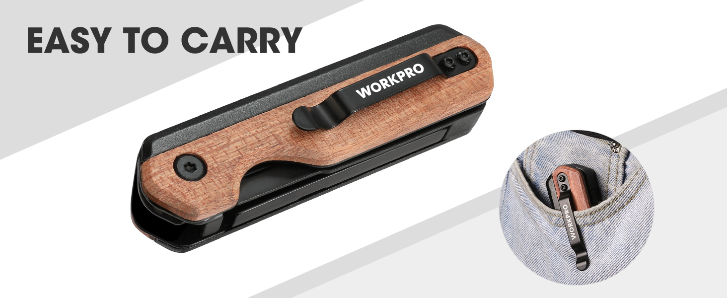 utility knife box cutter opener folding razor blade belt pocket heavy duty camping quick change