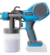 Tilswall Cordless Paint Sprayer for Dewalt 20V Battery,Electric Spray Paint Gun for House Paintin...
