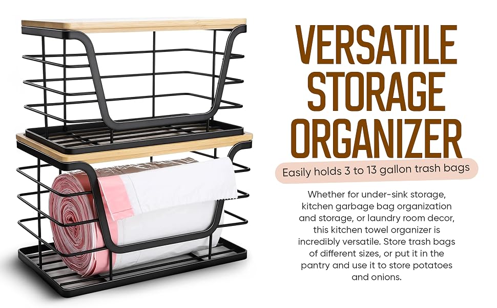 VERSATILE STORAGE ORGANIZER