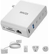INVZI Docking Station and 100w GaN USB C Multiport Charger Combo, 9-IN-1 USB C Dock for Laptops, ...