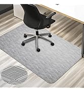 AiBOB Office Chair Mat for Hardwood Floor &amp; Tile Floor, 53" x 45"Heavy Duty Computer &amp; Desk Chair...