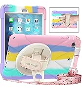 BATYUE iPad mini 3/2/1 Case, Shockproof Protective Rugged Case with Hand Strap &amp; Kickstand &amp; Shou...