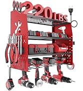 ???????? ???????????????? Power Tool Organizer Wall Mount with Charging Station [5-Layer Loads 22...