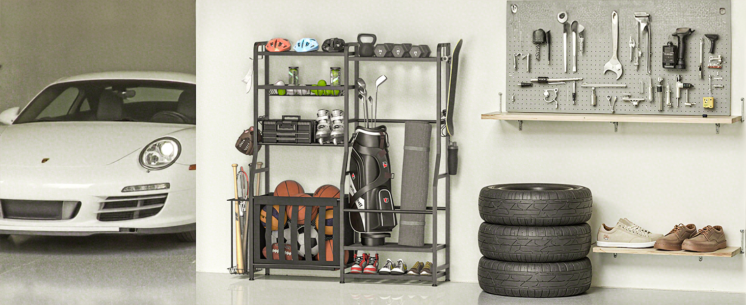 sports storage rack