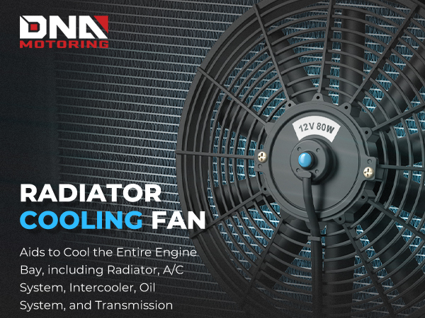 Electric Cooling Slim Radiator Fan